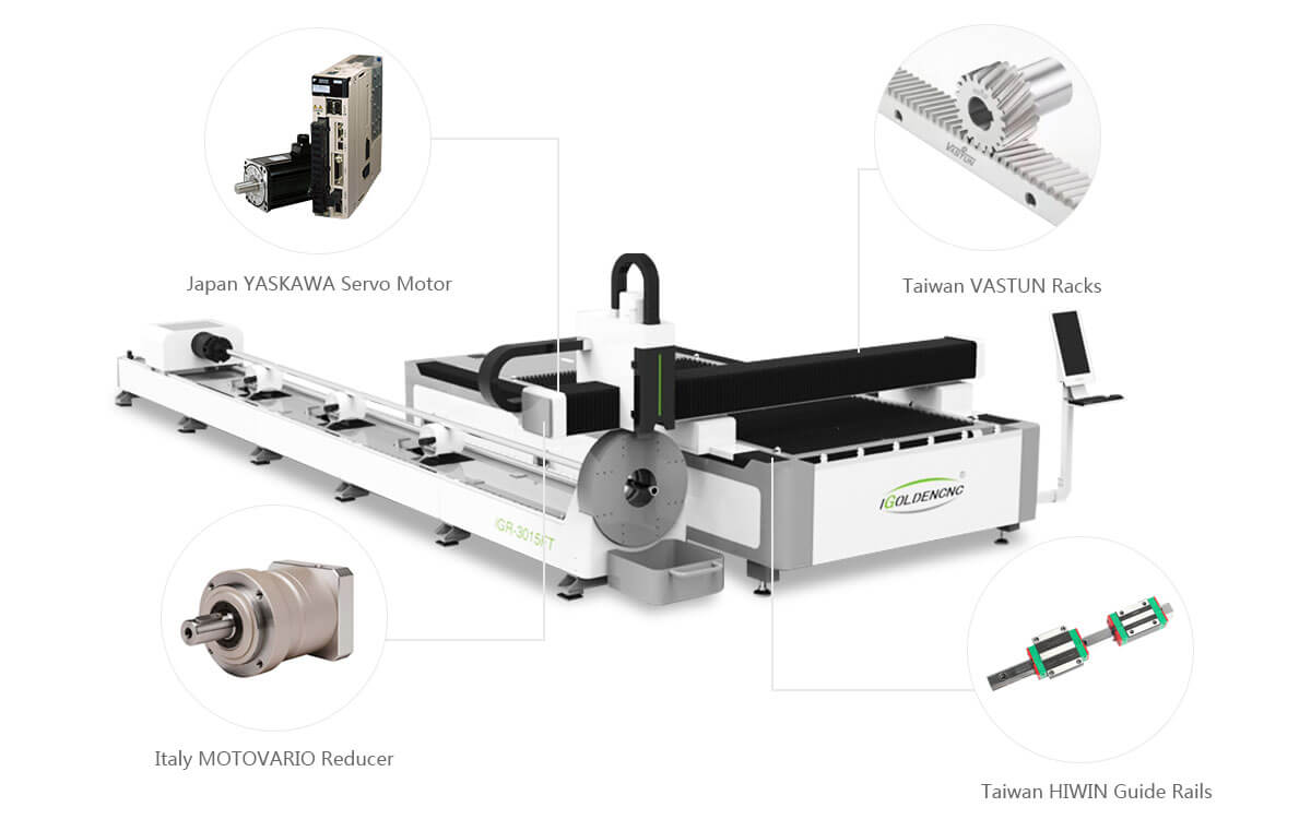 파이프 및 튜브 섬유 레이저 커팅 머신, 전문 중국 제조